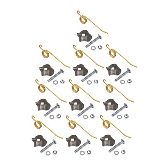 RAParts 10 Pack Heavy Duty Hay Rake Teeth Tines Fits New Holland 55 56 57 256 400033