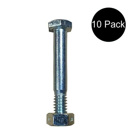 RAParts (10) Pack Snow Blower Shear Pins & Nuts Fits Ariens Models ST520 ST524 ST624