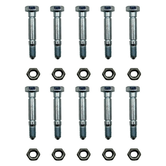 RAParts 10 Shear Pins for Ariens 51001500 ST824 ST832 ST924 Fits JD AM136890 Snow Blower