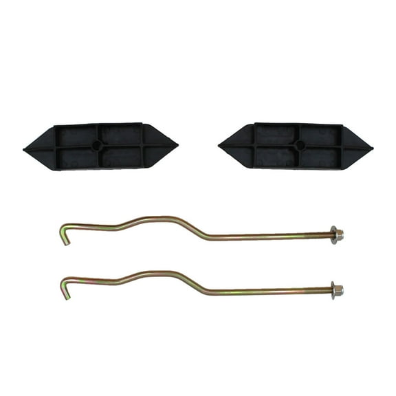 RAParts 102534001 Battery Hold Down Plate With Rods Fits Club Car Electric 48V Only