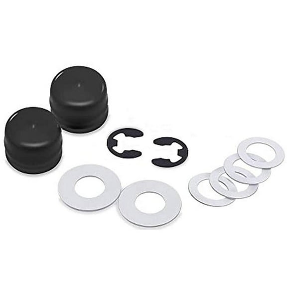 RAParts (10pc) Hardware Kit 2 Snap Rings 2 Axle Caps 6 Washers Fits Snapper BH120G38AB BH125G38BB ELT115D331B ELT120G30AB 812000029