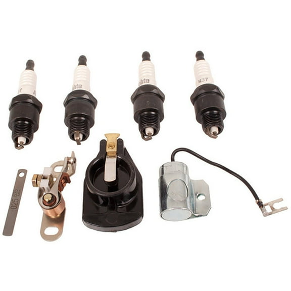 RAParts 1100-5107 - Ign kit (inc. points, cond, rotor, plug) Fits Ford/New Holland