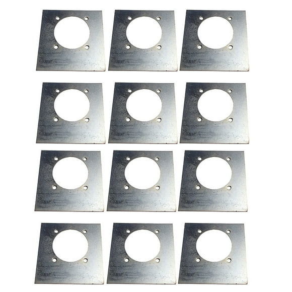 RAParts (12) Backing / Mounting Plates for D-Ring Tie Down Recessed D-Rings Rope Ring