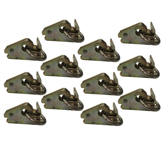 RAParts (12) E Track Rope Rings Heavy Duty Cargo Van Hook Enclosed Utility Box Trailer