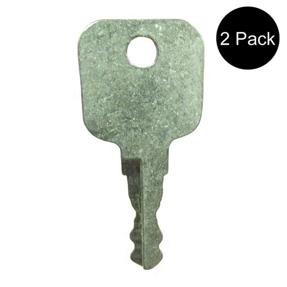RAParts 14607 Pair (2 keys) Ignition Keys Fits Bobcat Fits Caterpillar Fits Ford Gehl Fits JCB Fits New Holland Rayco Sky Trak Terex Fits Volvo