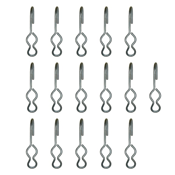 RAParts (16) SJ Hooks for Cargo Control Storage Rubber Rope Shock Cord Tarp Hook RRH-100