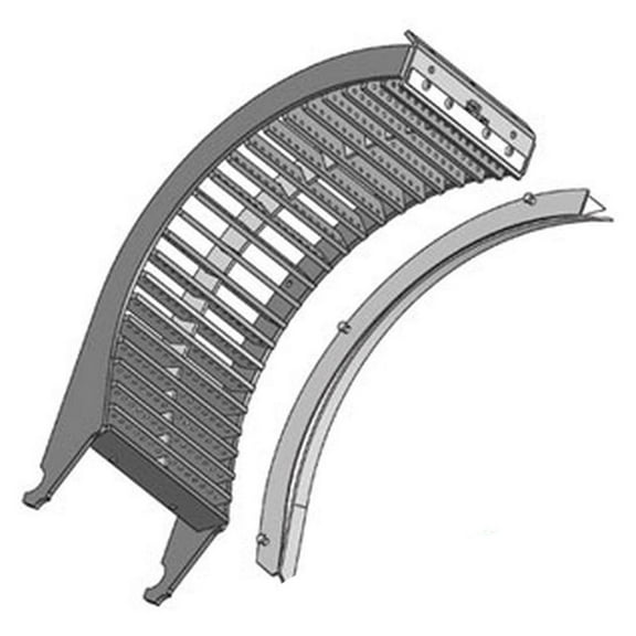 RAParts 193782C6 Front Concave (Corn & Soybean) Fits Case-IH Combine 1480 1482 1680