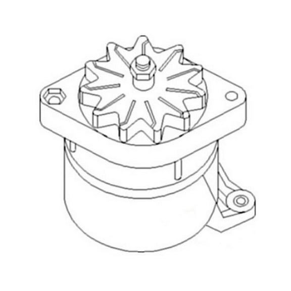 RAParts 1987560A1 New Alternator Fits Case-IH Tractor Models 9210 9230 9240 9250 +