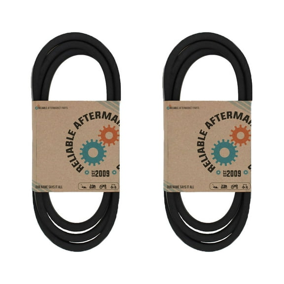 RAParts (2) 48" Riding Lawn Mower Deck Belt Fits Husqvarna 180808 Fits Poulan Fits Craftsman