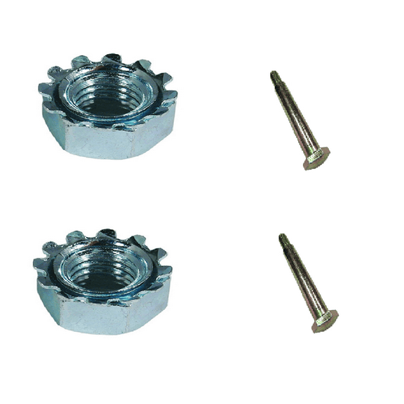 RAParts 2 Deck Wheel Bolts & Lock Nuts Fits Cub Cadet 738-3056 938-3056 137644 184219