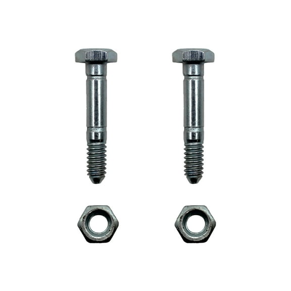 RAParts 2 Pack Shear Pins Lock Nuts 918 Fits Ariens 532005 53200500 Fits John Deere AM123342