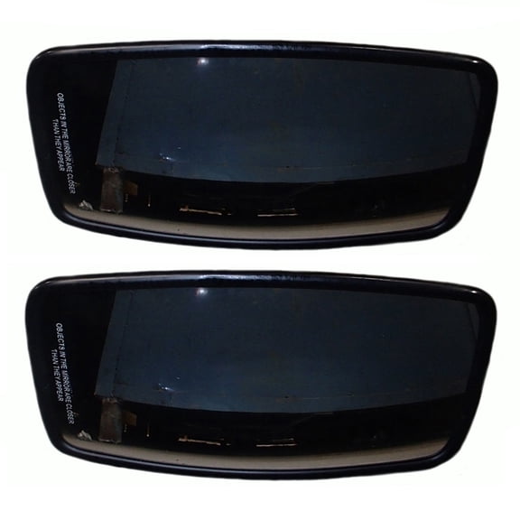 RAParts (2) Universal Center Mount Rearview Mirrors for Combine Tractor Farm Machinery 9" x 16"