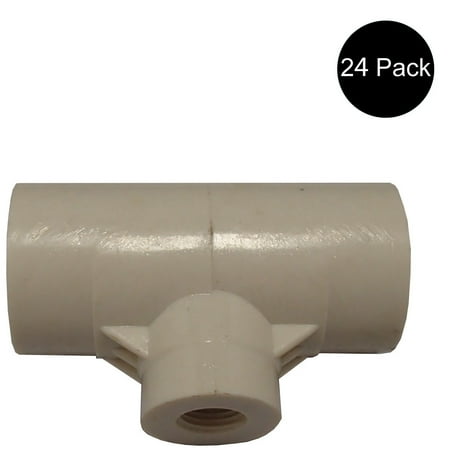 RAParts (24) 1/2" PVC Fittings Heavy Duty Chicken Poultry Drinker Cups OR Nipples Bracket