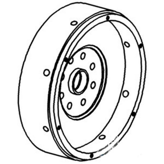 RAParts 282208A1 Fits Case/International Harvester Flywheel With Ring Gear 666 686
