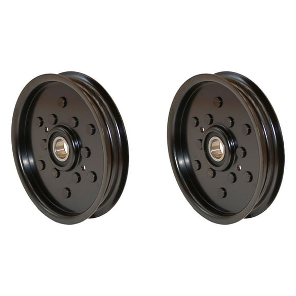 RAParts 2PK Flat Idler Pulley Fits John Deere fits Scott GX 255 325 LT 150 160 AM106627