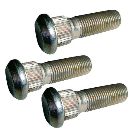RAParts (3 Pack) New Front Wheel Studs 181328M1 Fits Massey Ferguson TE20 TEA20 TO20 TO30