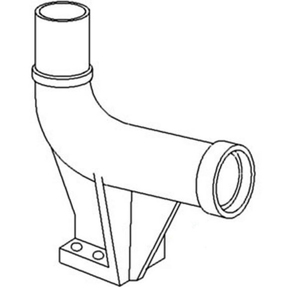 RAParts 30-3216063 New Exhaust Outlet Elbow Fits Mpl Moline Tractor Models 2150 +