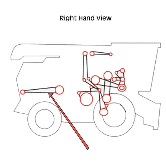 RAParts 31-1568370 New Straw Spreader Drive Belt Made for Mpl Moline Combine Model 7600