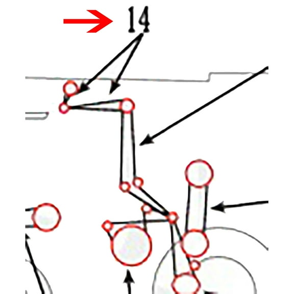 RAParts 31-1680730 New Tractor Leveling Auger Drive Belt for White Oliver 8800