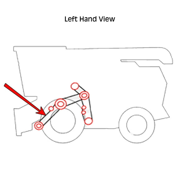 RAParts 31-1695680 New Head Countershaft Drive Belt Made for Mpl Moline Tractor Models