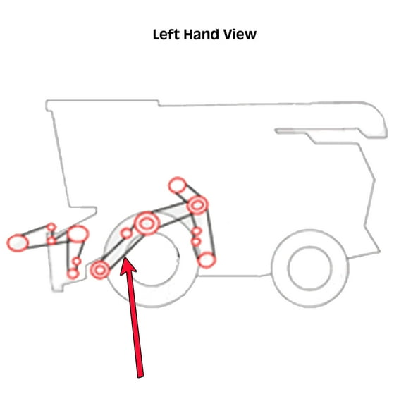 RAParts 31-1779580 New Countershaft Drive Belt Fits Mpl Moline Grain Head Models