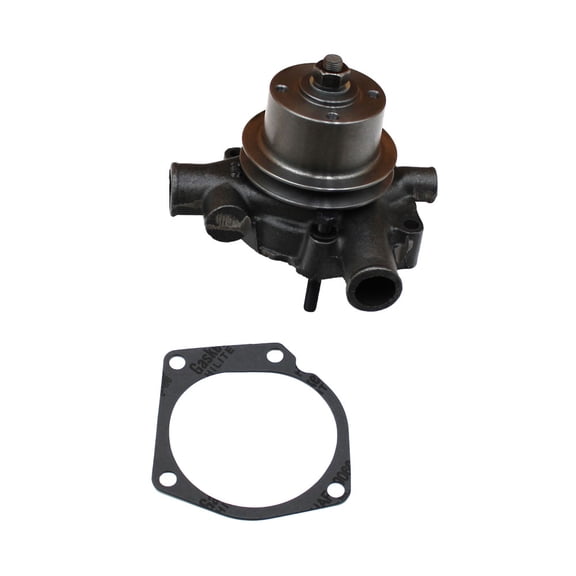 Engine Water Pump - Single Pulley Fits Massey Ferguson 65 155 165 255 Replaces 3637372M91