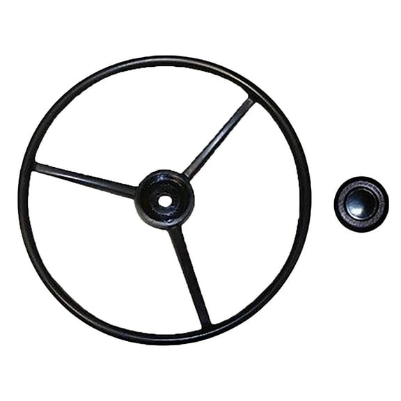 RAParts 366557R1 New Steering Wheel & Cap Fits Case IH Tractor 460 504 560 4166 4186