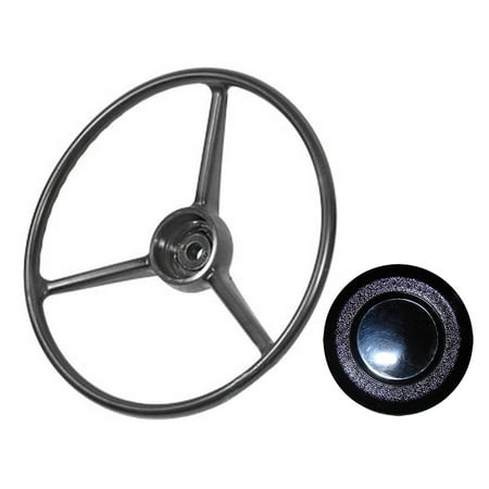 RAParts 385156R1 Steering Wheel & 378395R1 Cap Set Fits International Models: Multiple