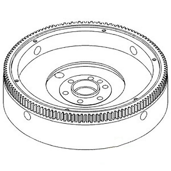 RAParts 396420R91 New Flywheel w/ 133 Teeth Ring Fits Case-IH Tractor Models 656 666 686