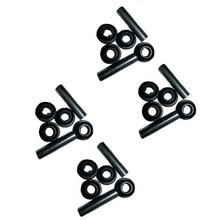 RAParts (4) Front or Rear Leaf Spring Bushing Kits for Club Car DS fits 1976-Up