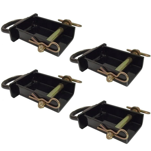 RAParts 4-Heavy Duty Removable D-Ring Stake Pocket 12,000 lbs Trailer/Flat Bed PK-SPTD4