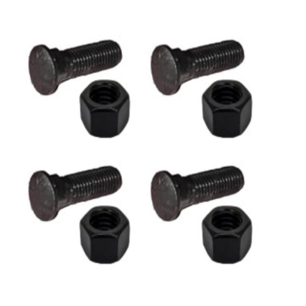 5) 3/4-10x2-1/2 Grade 8 Dome Head Plow Bolts 3/4-10 Heavy Hex