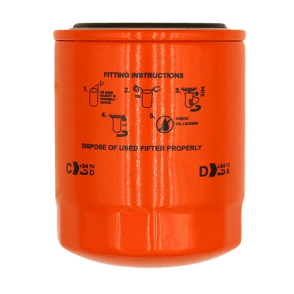 RAParts 42534635 Oil Filter 3 1/32" OD Fits Kubota B2710 B2910 B3030 B3200 B7800