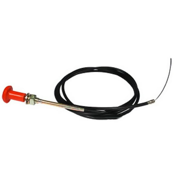 RAParts 47V1534 New Aftermarket Replacement 82" Long Round Red Handle Pull to Stop Cable