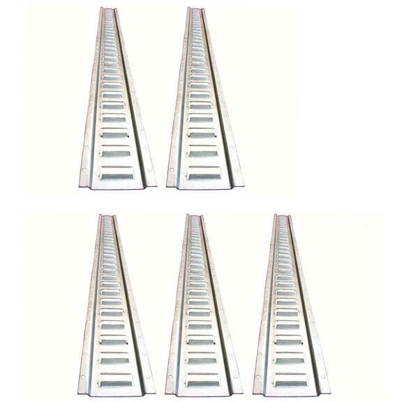 RAParts (5) 5' Horizontal E-Track for Enclosed Trailers-Cargo Trucks-Vans-Haulers