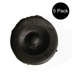 RAParts (5) New Black Rubber Grease Plugs for Hub Dust Cap for RedLine Trailer Camper RV Axle