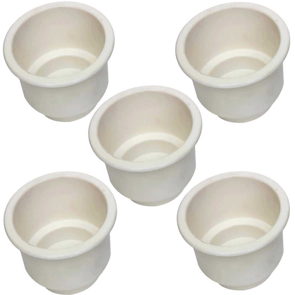 Aazon.co: Aarine Ade (Set Of 5) Black Recessed Drop In Plastic Cup Drink Can Holder With - Foto 4
