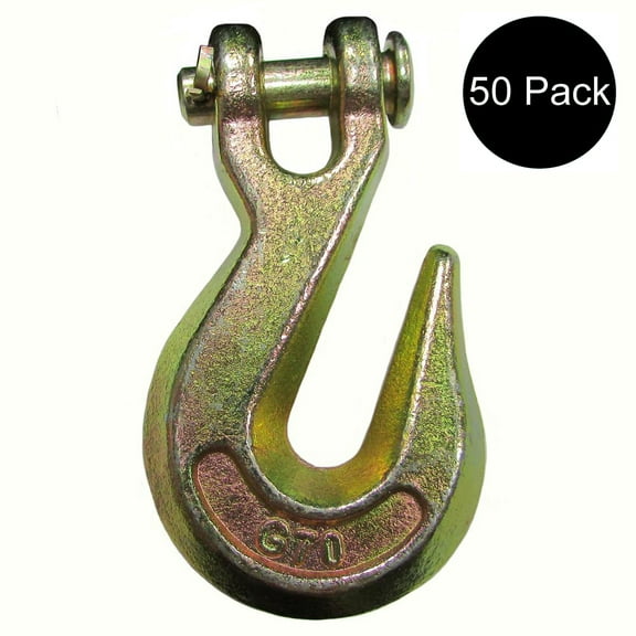 RAParts 50 G70 3/8" Clevis Grab Hooks for Wrecker Tow Chain Flatbed Truck Tie Down