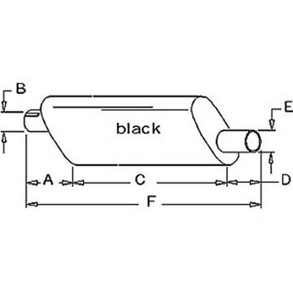 RAParts 5717-1201 - Muffler Fits Oliver