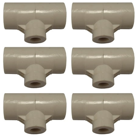 RAParts (6) 1/2" PVC Fittings Heavy Duty Chicken Poultry Drinker Cups OR Nipples Bracket