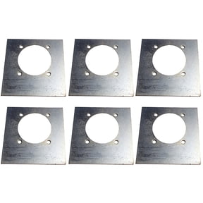 (6) New Backing / Mounting Plates for D-Ring Tie Down Recessed D-Rings Rope Ring