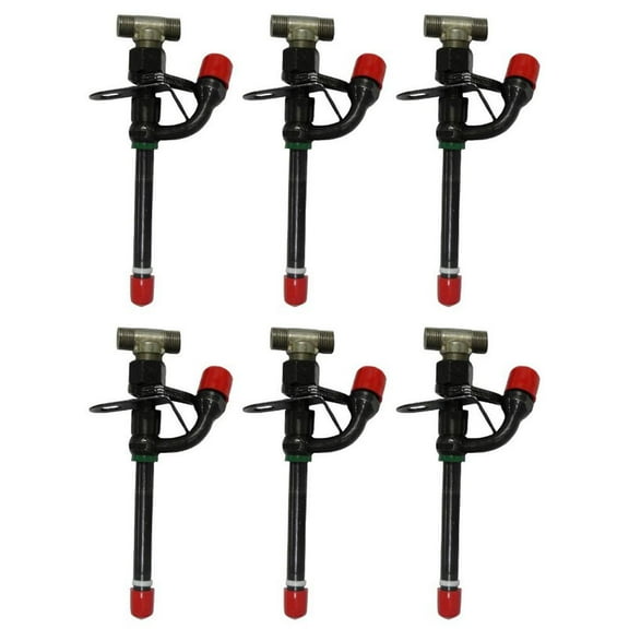 RAParts 6 pcs Fuel Injector Fits John Deere 6068D Engine 6068T Engine 6506 6600