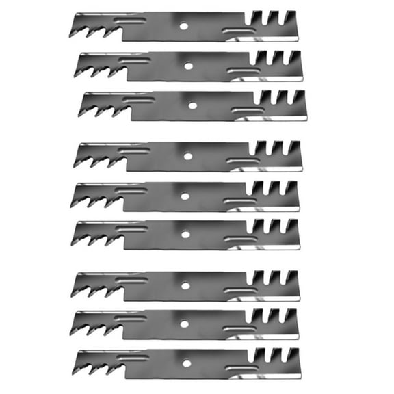 RAParts 601124 797696 Nine (9) Toothed Mulching Blades Fits Hustler Z & XR7 Super Z