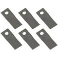 thumbnail image 1 of RAParts 604658 Set of (6) LH Disc Mower Blades Fits Gehl Mower Models 1080 140 160, 1 of 5