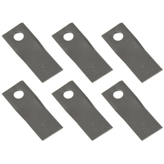RAParts 604658 Set of (6) LH Disc Mower Blades Fits Gehl Mower Models 1080 140 160