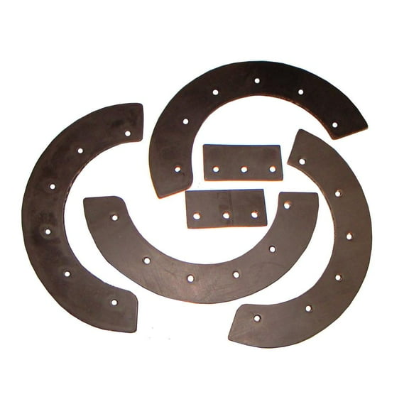 RAParts 6pc Paddle Set 302565MA 327072MA 21" Auger Blade Snowblower Snow Thrower