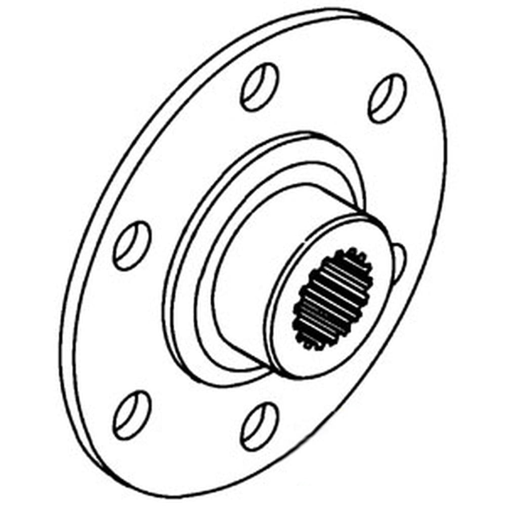 RAParts 736954M1 New Tractor Flywheel Mounted PTO Drive Hub Fits MF ...