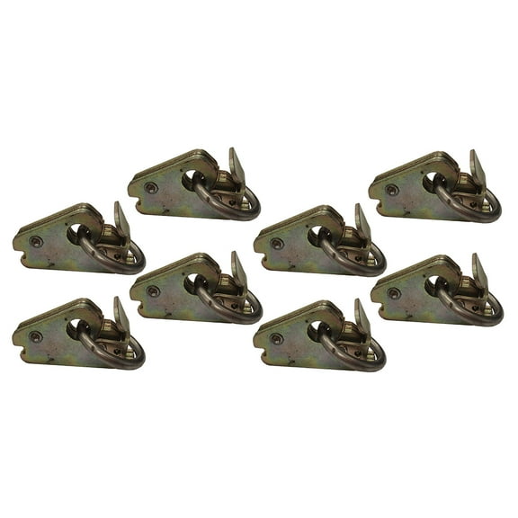 RAParts (8) E Track Rope Rings Heavy Duty Cargo Van Hook Enclosed Utility Box Trailer