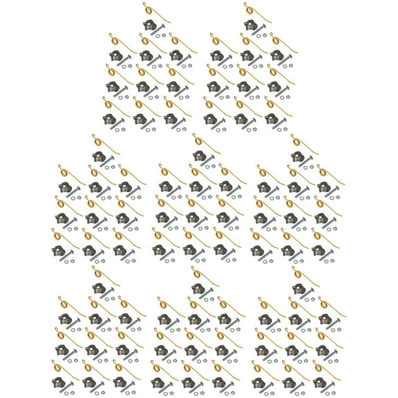 RAParts (80) Teeth w/ Brackets 792493K & 64562 Fits New Holland 256 258 259 260 Rolabars