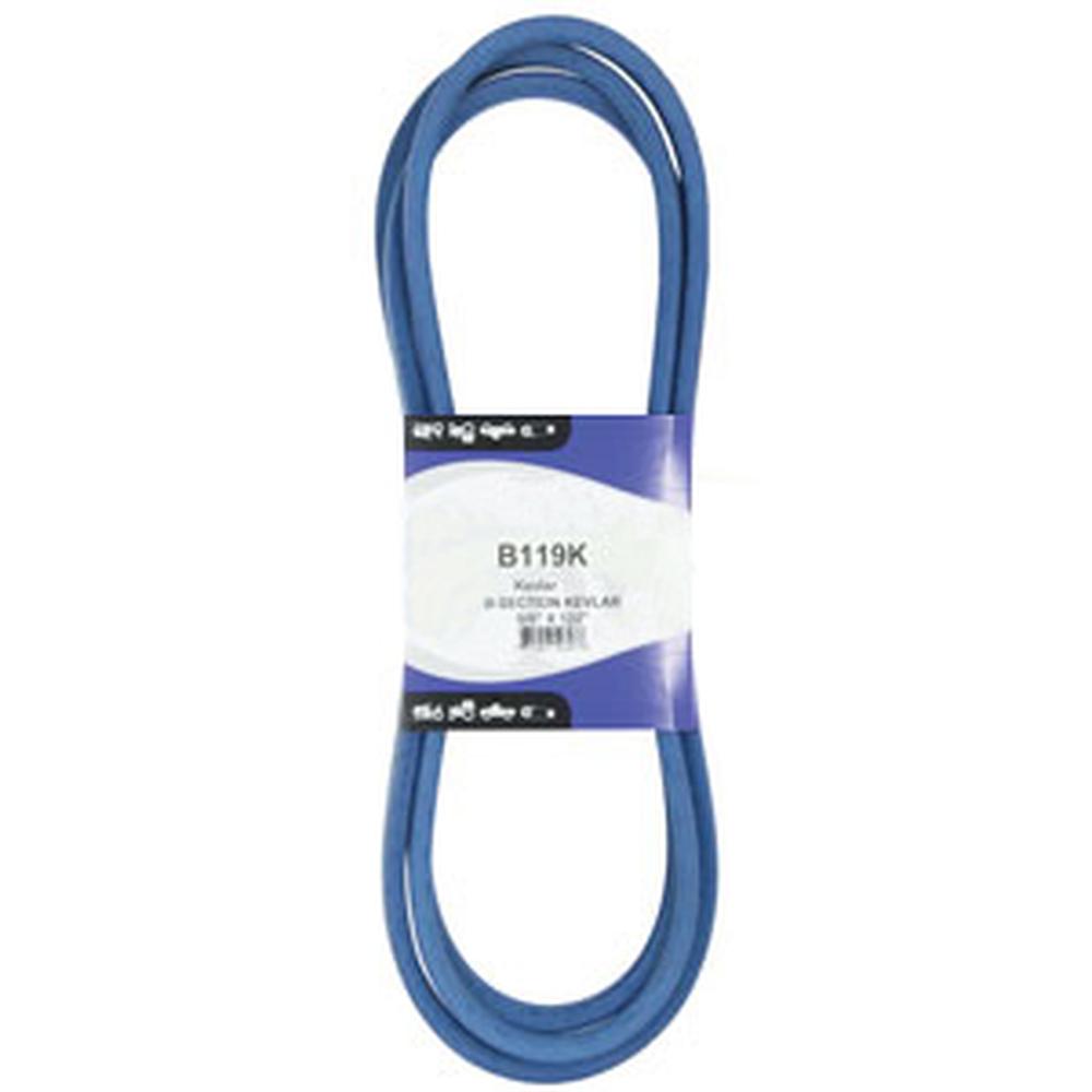 Kevlar Blue V-Belt 5/8" X 157" – Replacement Belt, Part # A-B154K (Fits B154KB, 5K157DC, 58X1570)
